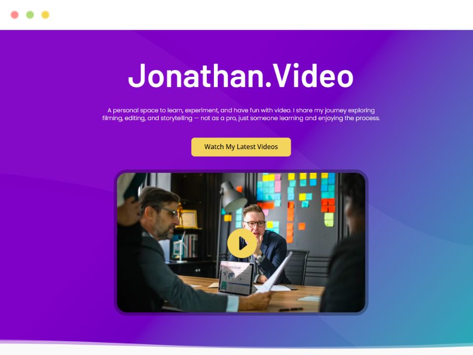 JONATHAN.VIDEO-WEBPAGE